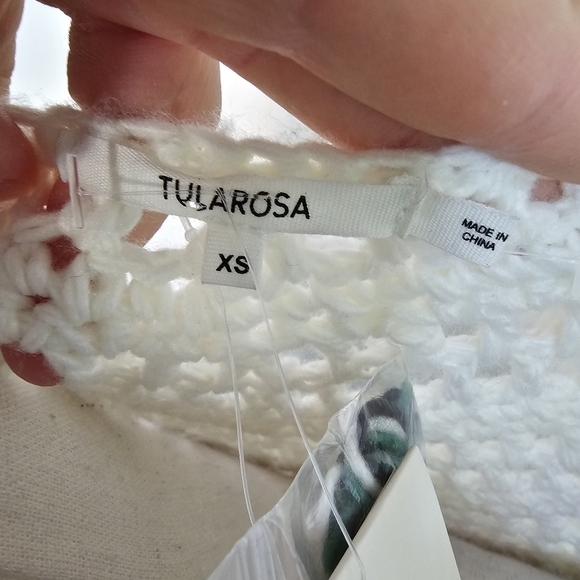 Tularosa "Adelaide" Loop Fringe Knit Cardigan - Picture 8 of 10